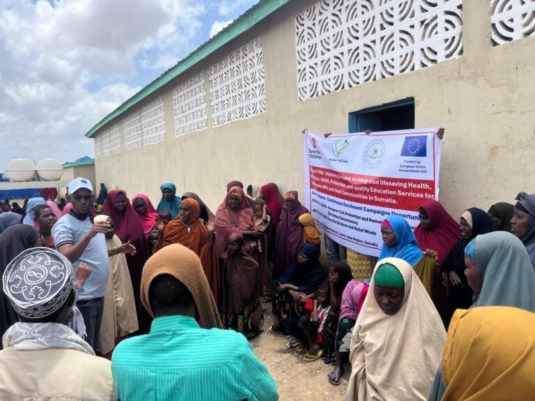 Project Title: Improving Access to integrated lifesaving Health, Nutrition, WASH, Protection, and quality Education Services for Vulnerable IDPs and Host Communities in Somalia Donor: ECHO - European Civil Protection and Humanitarian Aid Operations (European Commission)